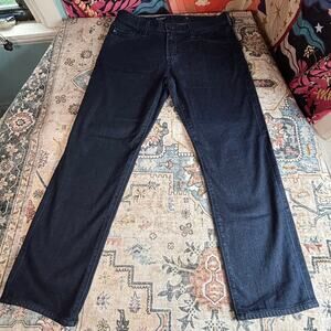 Adriano Goldshmied Dark Blue Jeans Men's Straight Leg Size 33 X 28